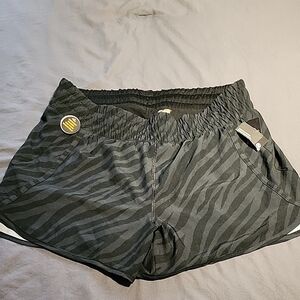 Avia Black Athletic Shorts Lightweight Performance